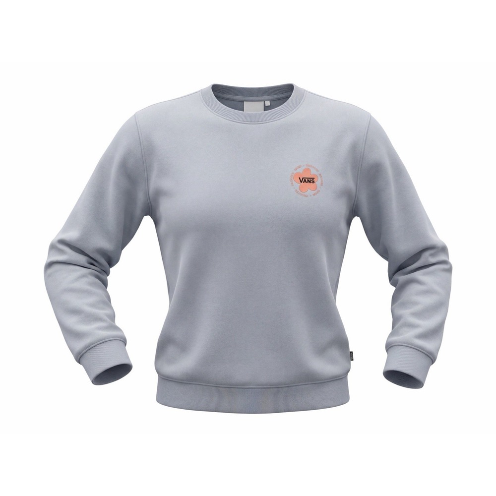Vans‎ Good Intentions Graphic Crewneck Sweatshirt Light Blue Size M